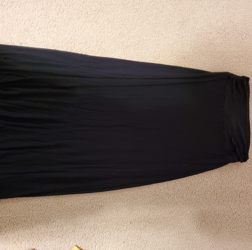 Long black skirt